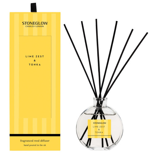Stoneglow Modern Classics Lime Zest & Tonka Scented Reed Diffuser 120ml Stoneglow Modern Classics Lime Zest & Tonka Scented Reed Diffuser 120ml