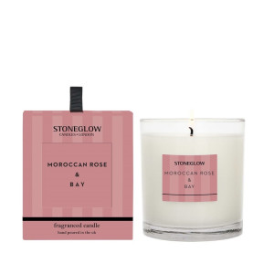 Stoneglow Modern Classics Moroccan Rose & Bay Scented Candle