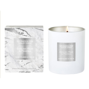 Stoneglow Luna English Pear & Freesia Scented Candle