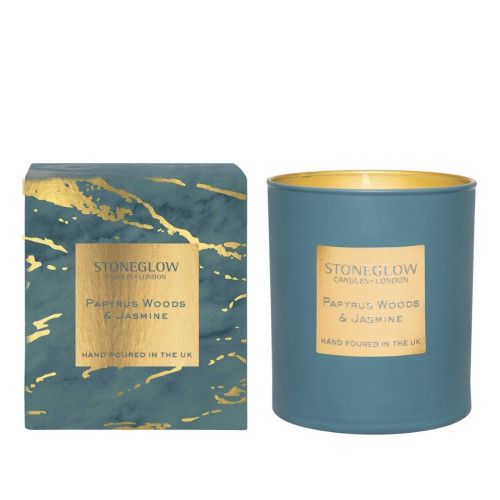 Stoneglow Luna Papyrus Woods & Jasmine Scented Candle Stoneglow Luna Papyrus Woods & Jasmine Scented Candle