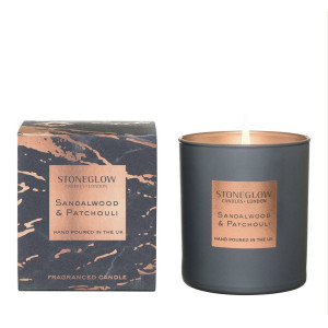 Stoneglow Luna Sandalwood & Patchouli Scented Candle