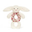 Jellycat Blossom Cream Bunny Berry Ring Rattle Jellycat Blossom Cream Bunny Berry Ring Rattle
